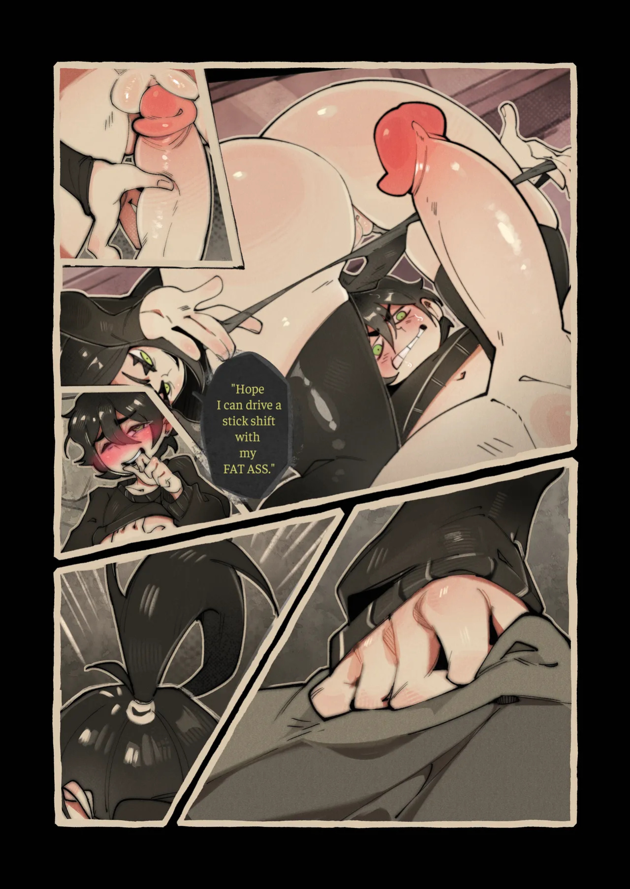 [DisabledFetus] Mrs. Graves roleplay sex - Goth Cougar and Tired Femboy 1 & 2 (The Coffin of Andy and Leyley)