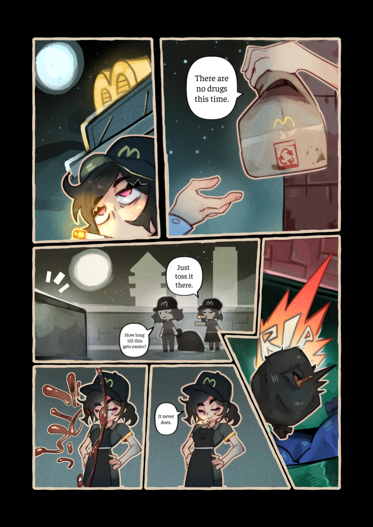[DisabledFetus] Mrs. Graves roleplay sex - Goth Cougar and Tired Femboy 1 & 2 (The Coffin of Andy and Leyley)
