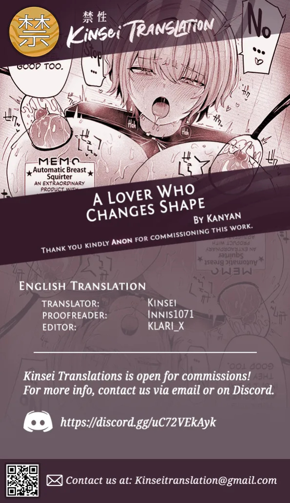 [Kanyan] Joutai Henka Kanojo | A Lover Who Changes Shape [Kinsei Translations]
