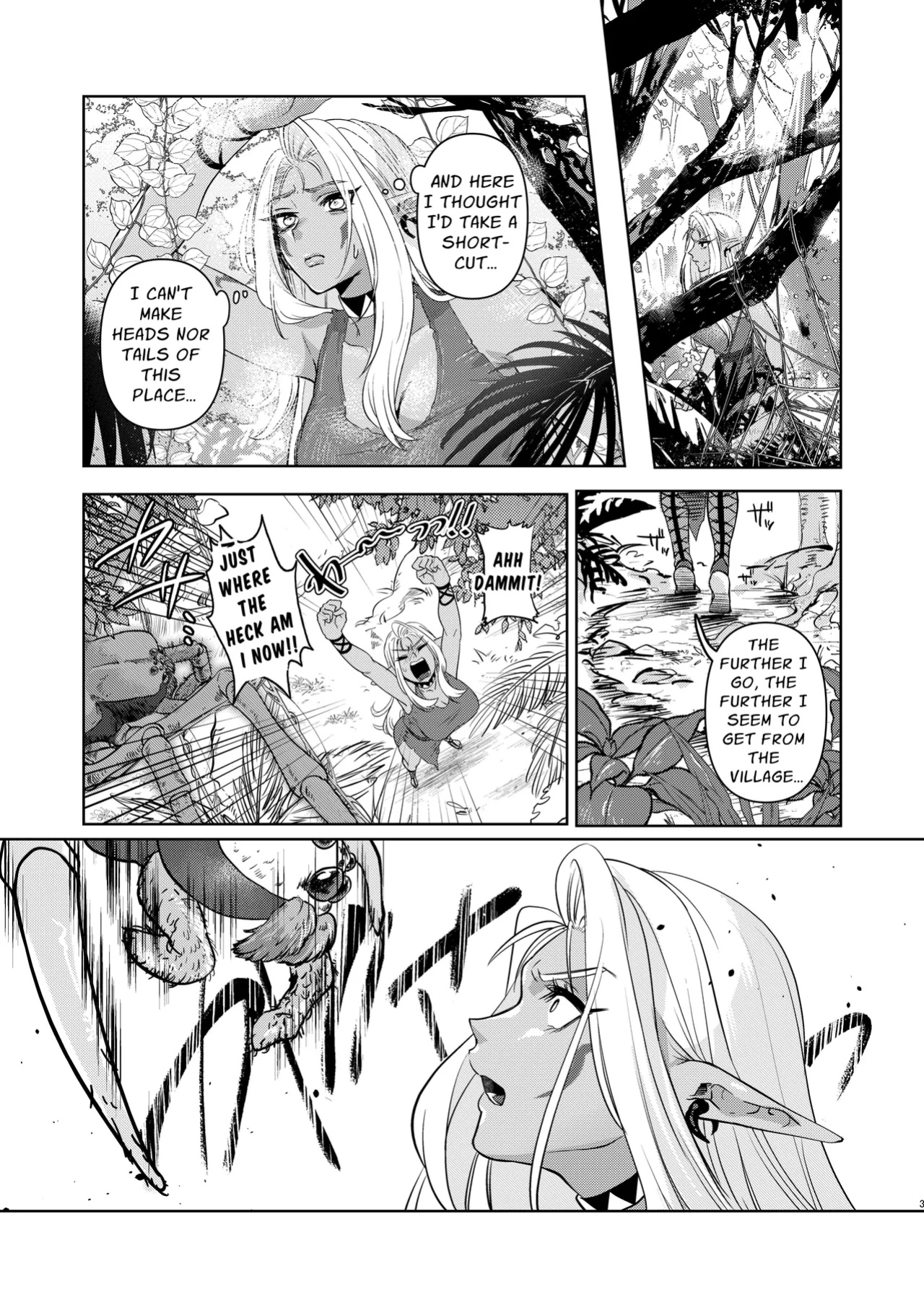 [Shishimusha (Inobuta)] The Dark Elf can't Resist [Apricot Jam]