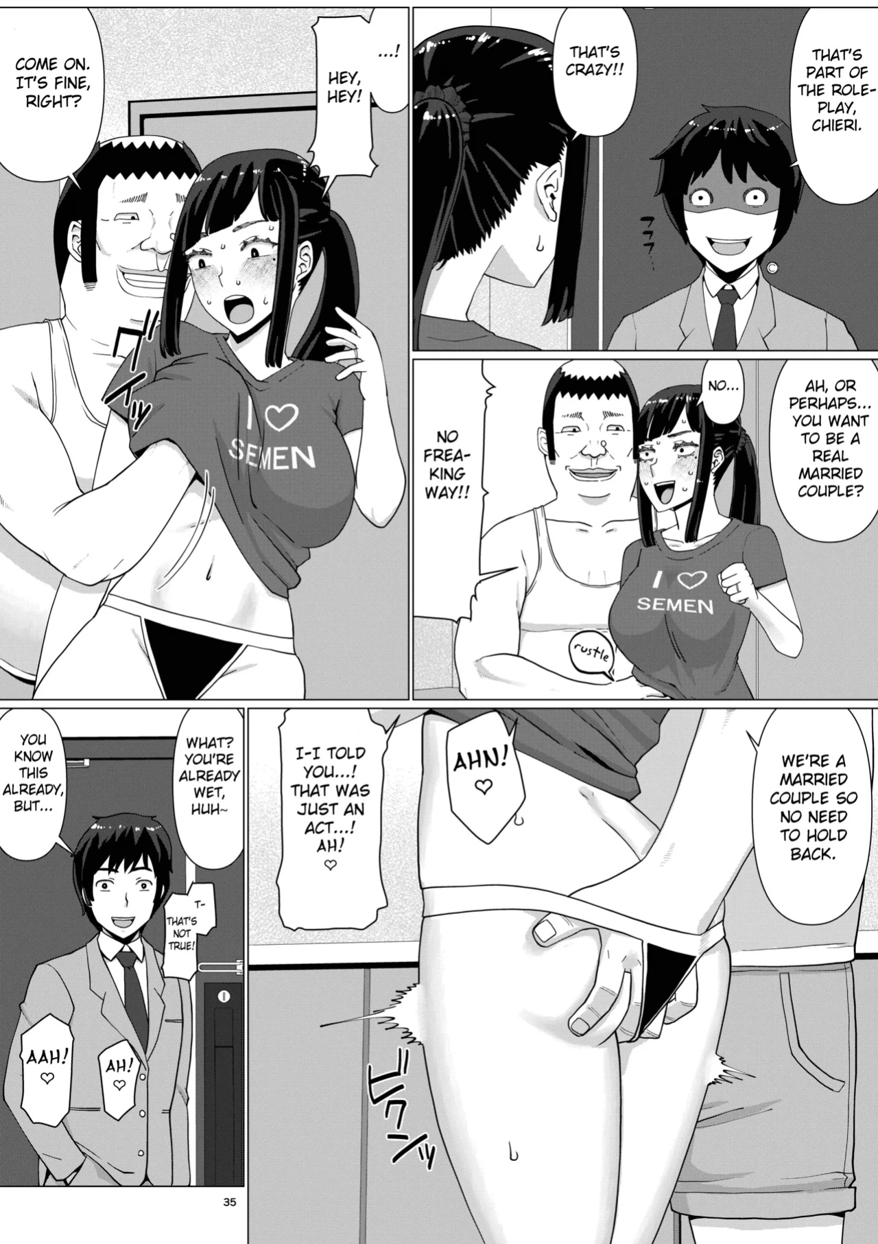 [Jigoku no Nyanko] Chieri-san wa Makerarenai! 3 -Otto Kounin de Dare no Seishi demo Jusei suru Hentai Benki Zuma- Dai 4-kan [Fated Circle]