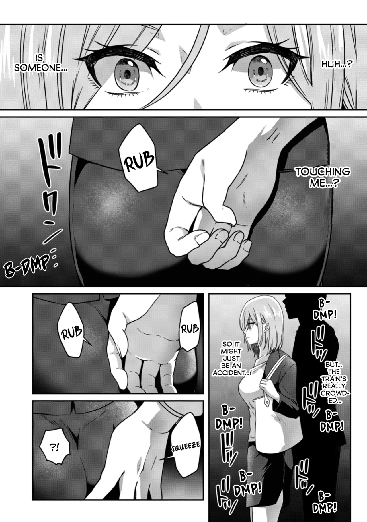 [Kinagi Rea] Manin Densha de Shikkin Sunzen!? Chikan Danshi no Ijiwaru na Yubi de Ikasare Tsuzuketa OL | Almost Pissing on a Crowded Train?! #1-16