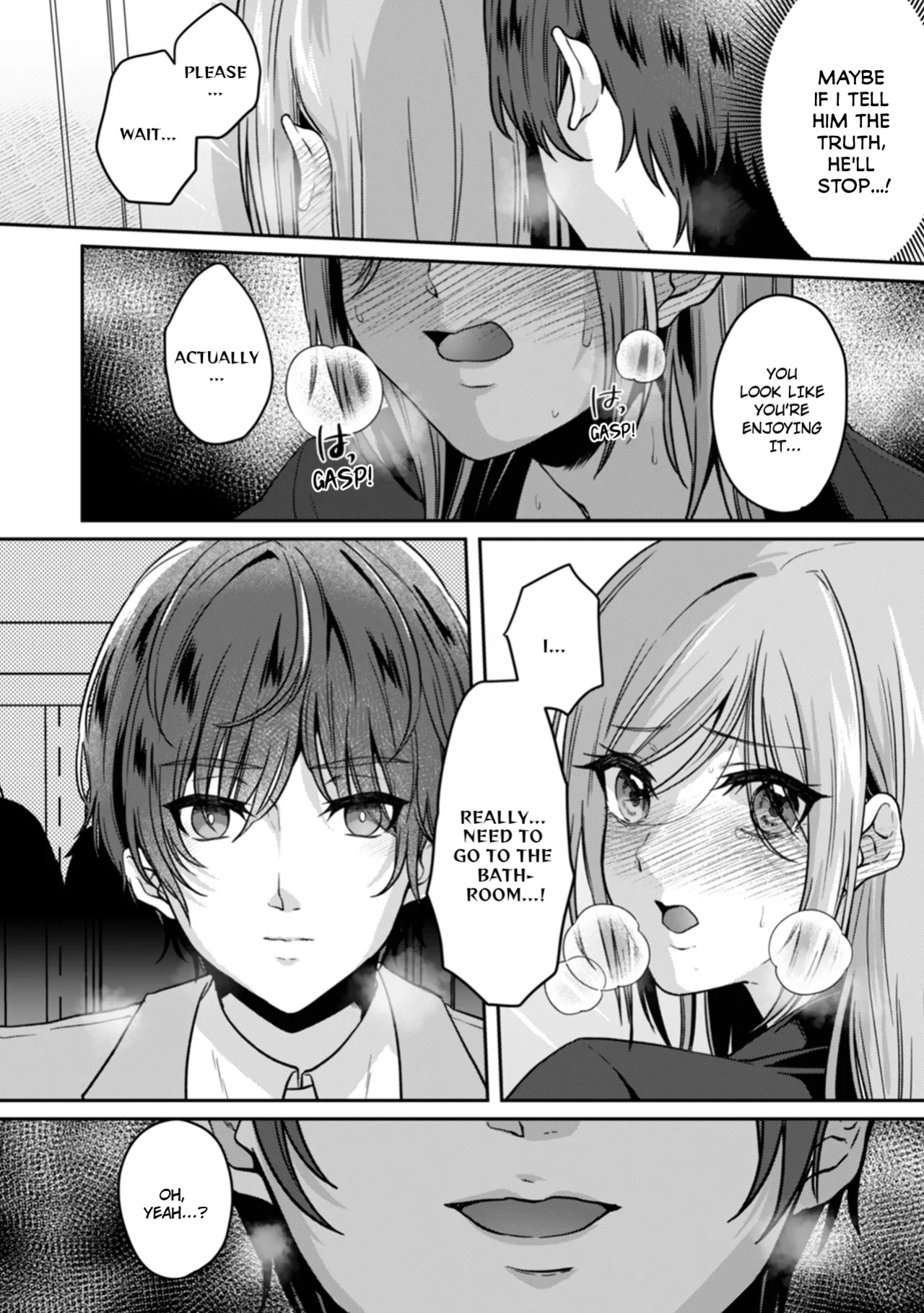 [Kinagi Rea] Manin Densha de Shikkin Sunzen!? Chikan Danshi no Ijiwaru na Yubi de Ikasare Tsuzuketa OL | Almost Pissing on a Crowded Train?! #1-16