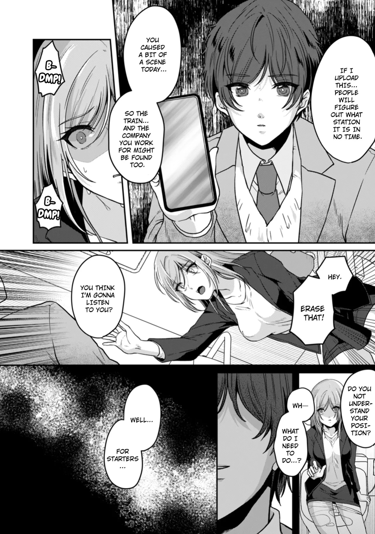 [Kinagi Rea] Manin Densha de Shikkin Sunzen!? Chikan Danshi no Ijiwaru na Yubi de Ikasare Tsuzuketa OL | Almost Pissing on a Crowded Train?! #1-16