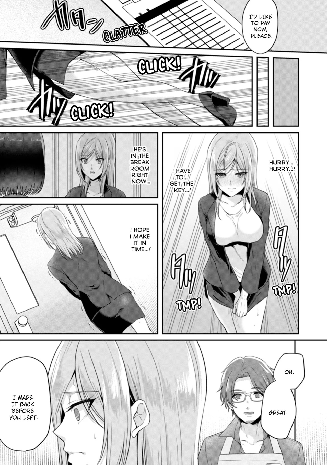 [Kinagi Rea] Manin Densha de Shikkin Sunzen!? Chikan Danshi no Ijiwaru na Yubi de Ikasare Tsuzuketa OL | Almost Pissing on a Crowded Train?! #1-16