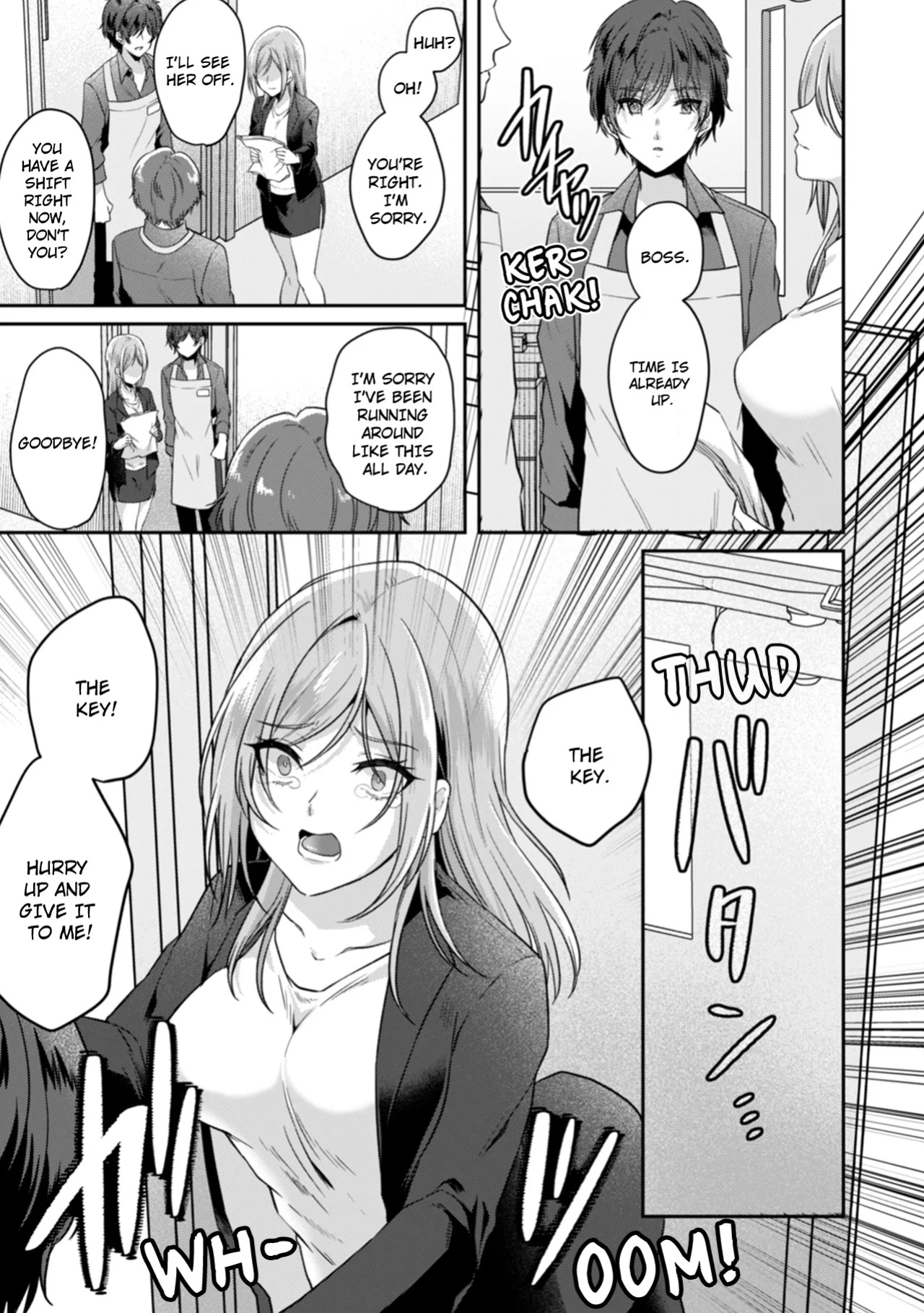 [Kinagi Rea] Manin Densha de Shikkin Sunzen!? Chikan Danshi no Ijiwaru na Yubi de Ikasare Tsuzuketa OL | Almost Pissing on a Crowded Train?! #1-16