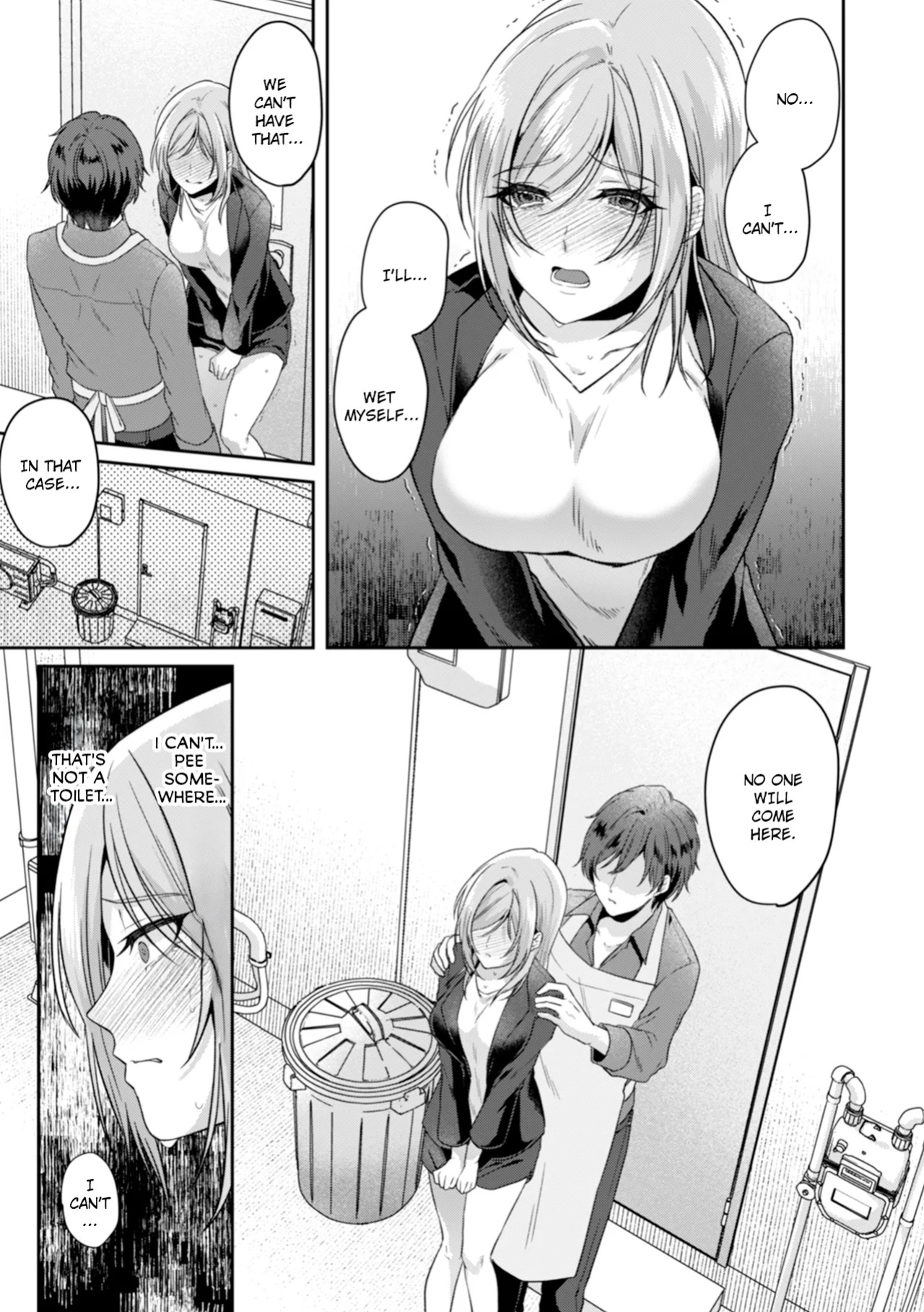 [Kinagi Rea] Manin Densha de Shikkin Sunzen!? Chikan Danshi no Ijiwaru na Yubi de Ikasare Tsuzuketa OL | Almost Pissing on a Crowded Train?! #1-16