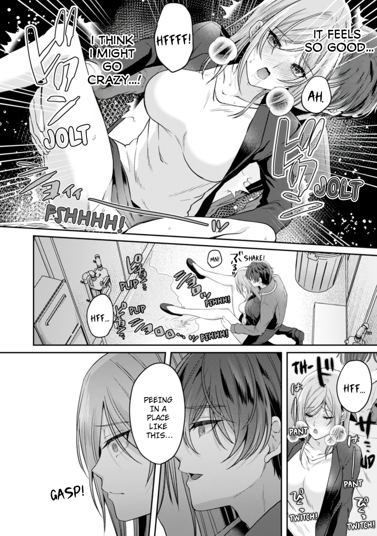 [Kinagi Rea] Manin Densha de Shikkin Sunzen!? Chikan Danshi no Ijiwaru na Yubi de Ikasare Tsuzuketa OL | Almost Pissing on a Crowded Train?! #1-16