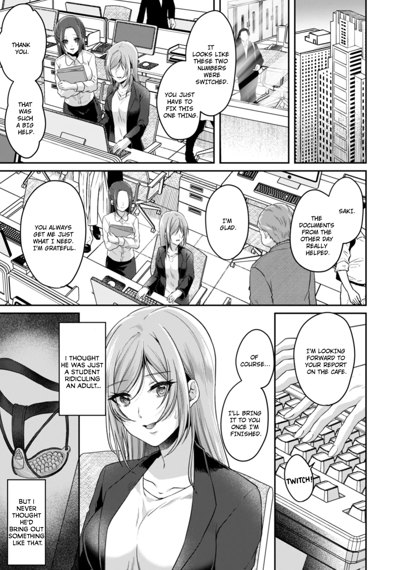 [Kinagi Rea] Manin Densha de Shikkin Sunzen!? Chikan Danshi no Ijiwaru na Yubi de Ikasare Tsuzuketa OL | Almost Pissing on a Crowded Train?! #1-16
