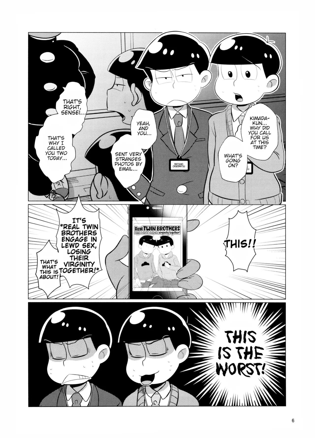 [Usohappyaku (Otori)] Bitch Pig Slave Senseis (Osomatsu-san)