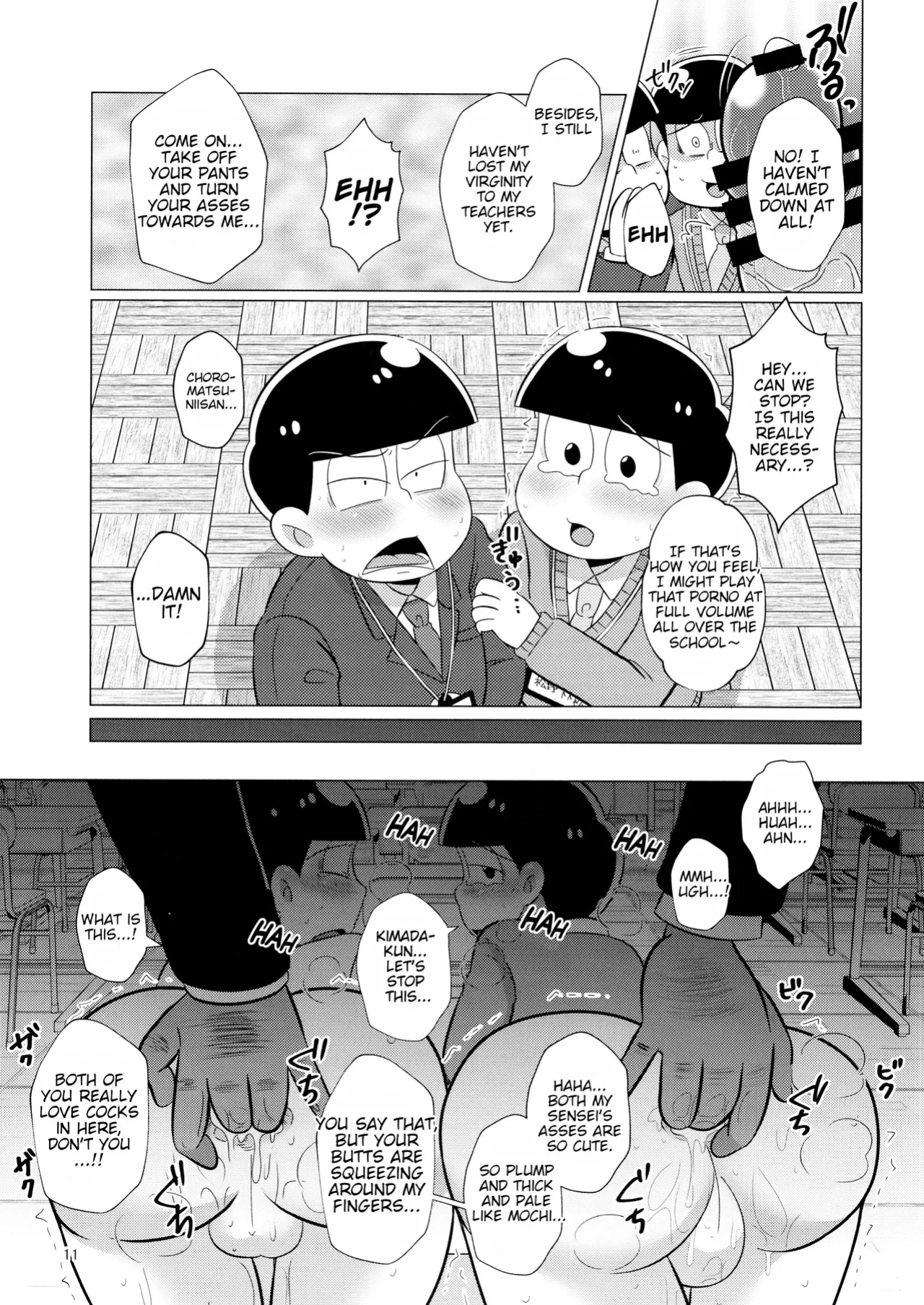 [Usohappyaku (Otori)] Bitch Pig Slave Senseis (Osomatsu-san)