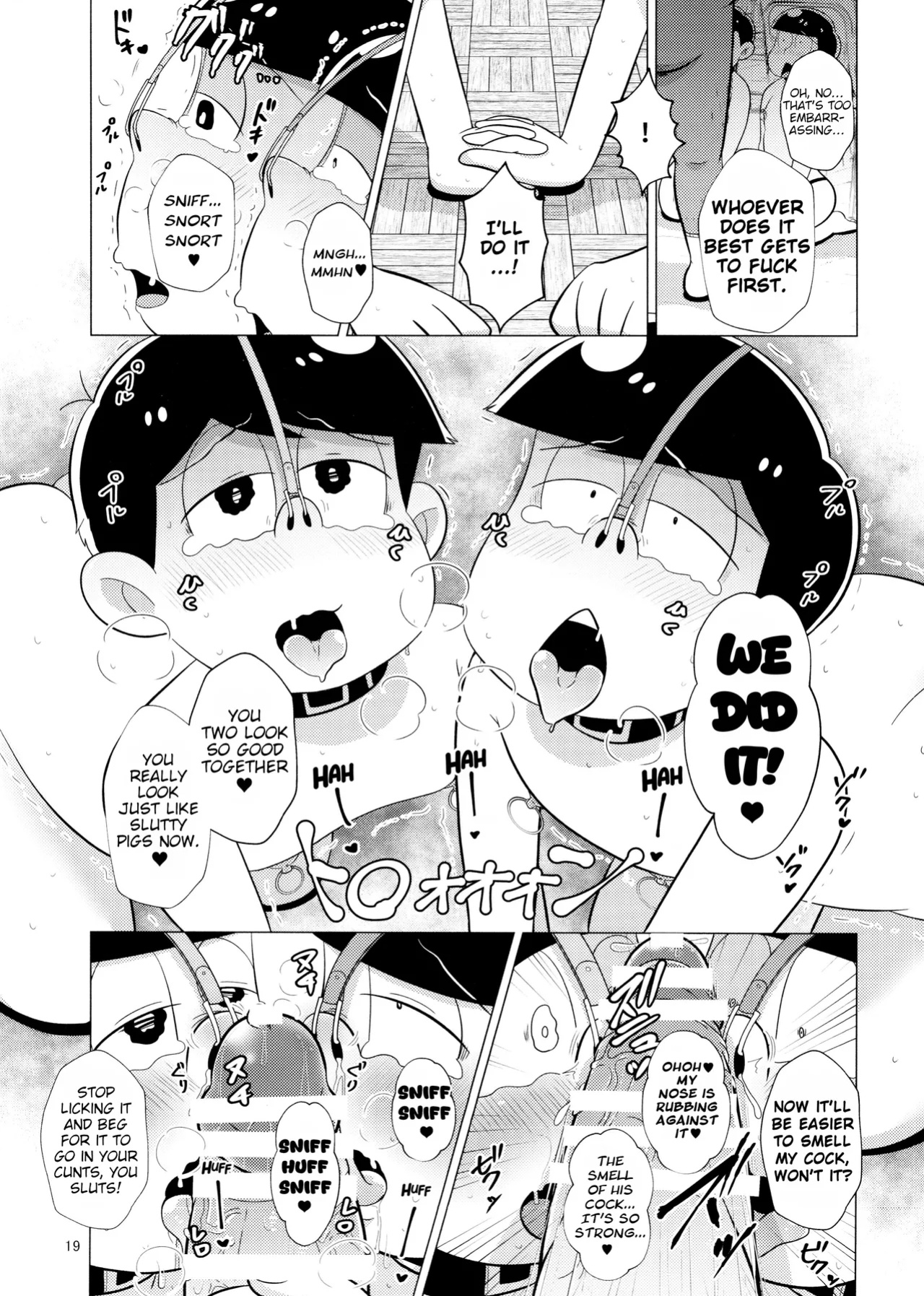 [Usohappyaku (Otori)] Bitch Pig Slave Senseis (Osomatsu-san)