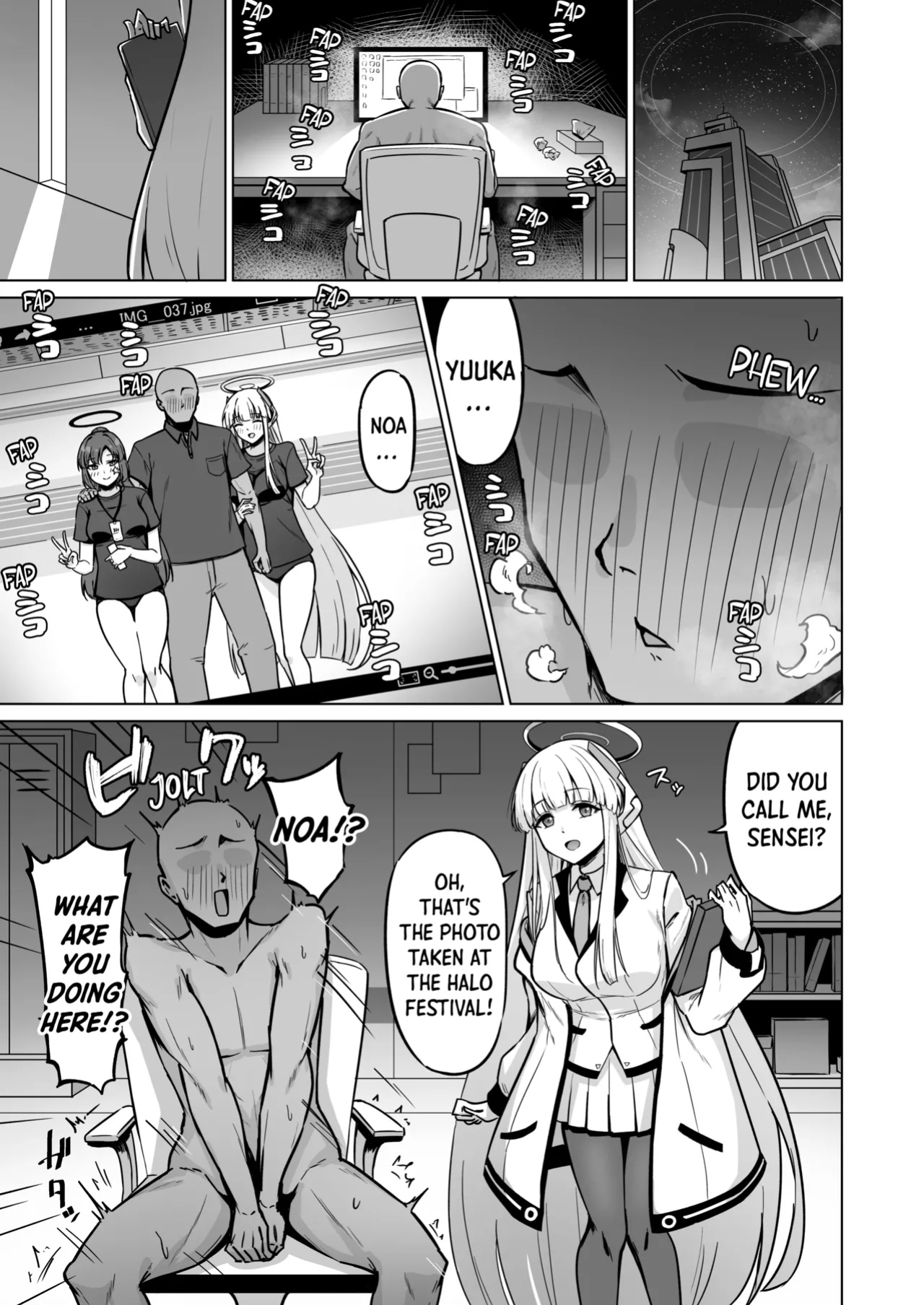 [Nanaya (Nao)] Ushio Noa wa Kiroku suru Dake | Ushio Noa’s Private Records (Blue Archive) [Shiro Translation]
