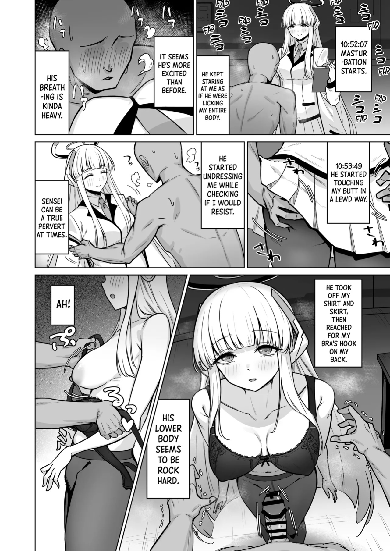 [Nanaya (Nao)] Ushio Noa wa Kiroku suru Dake | Ushio Noa’s Private Records (Blue Archive) [Shiro Translation]
