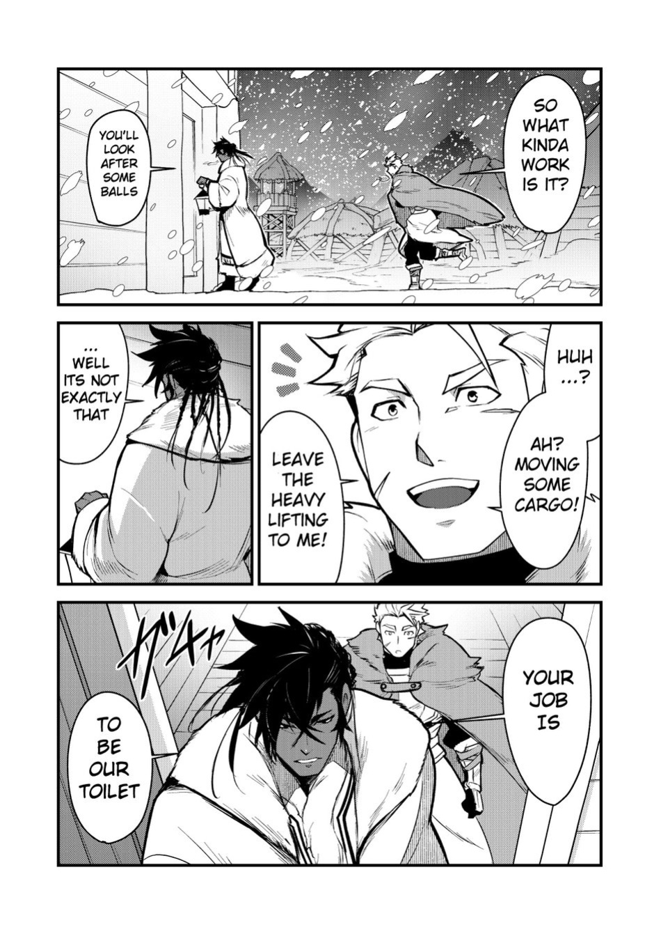 [Seii Daishougun (ITKZ)] Kurotetsu no Yado Seidorei e to Otsu Kenshi | The Black Iron Inn: A Story of a Swordsman Who Becomes a Sex Slave [Eng]