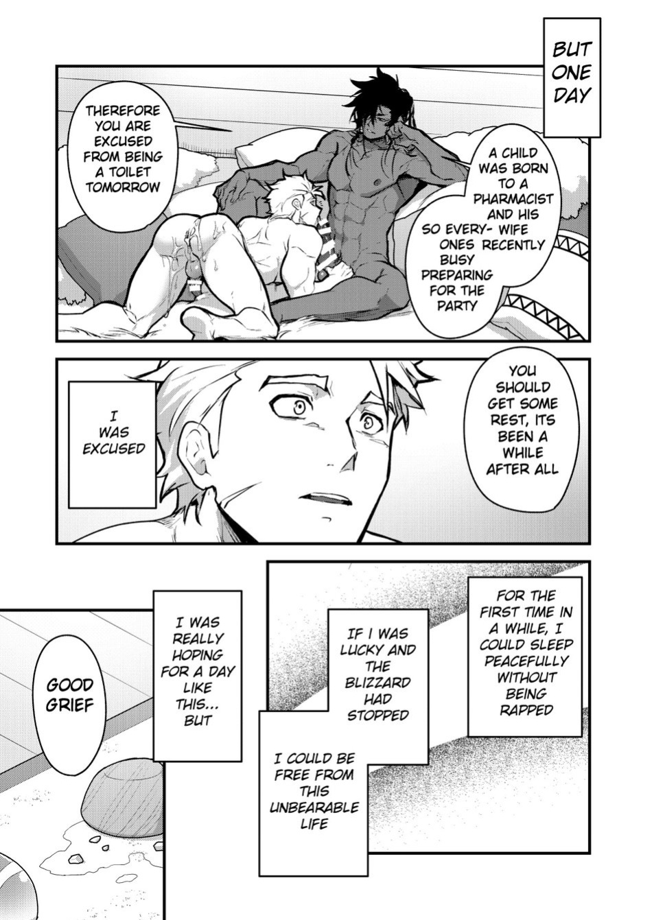 [Seii Daishougun (ITKZ)] Kurotetsu no Yado Seidorei e to Otsu Kenshi | The Black Iron Inn: A Story of a Swordsman Who Becomes a Sex Slave [Eng]
