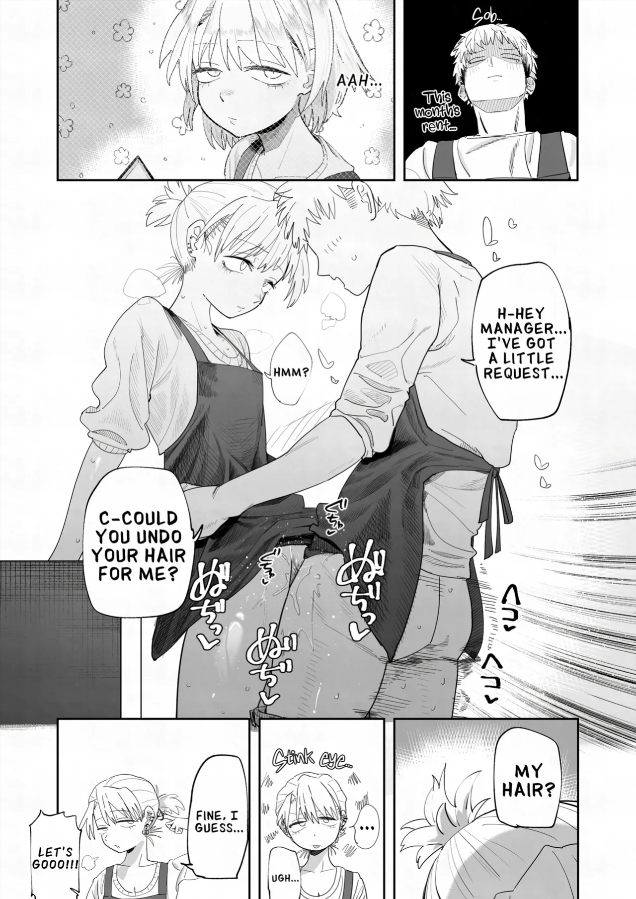 [Denki Neko (Toku)] Tenchou ga Etchi na Koto to Hikikae ni Kyuryou o Kezuri ni Kuru !! | My Manager Docks My Pay In Exchange for Sexual Favors!!! [Suizokukan]