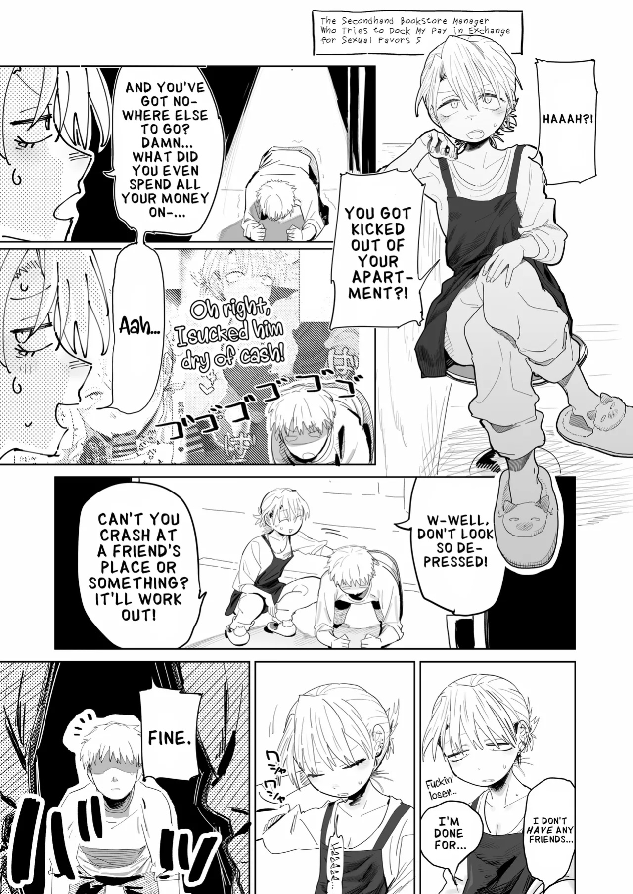 [Denki Neko (Toku)] Tenchou ga Etchi na Koto to Hikikae ni Kyuryou o Kezuri ni Kuru !! | My Manager Docks My Pay In Exchange for Sexual Favors!!! [Suizokukan]