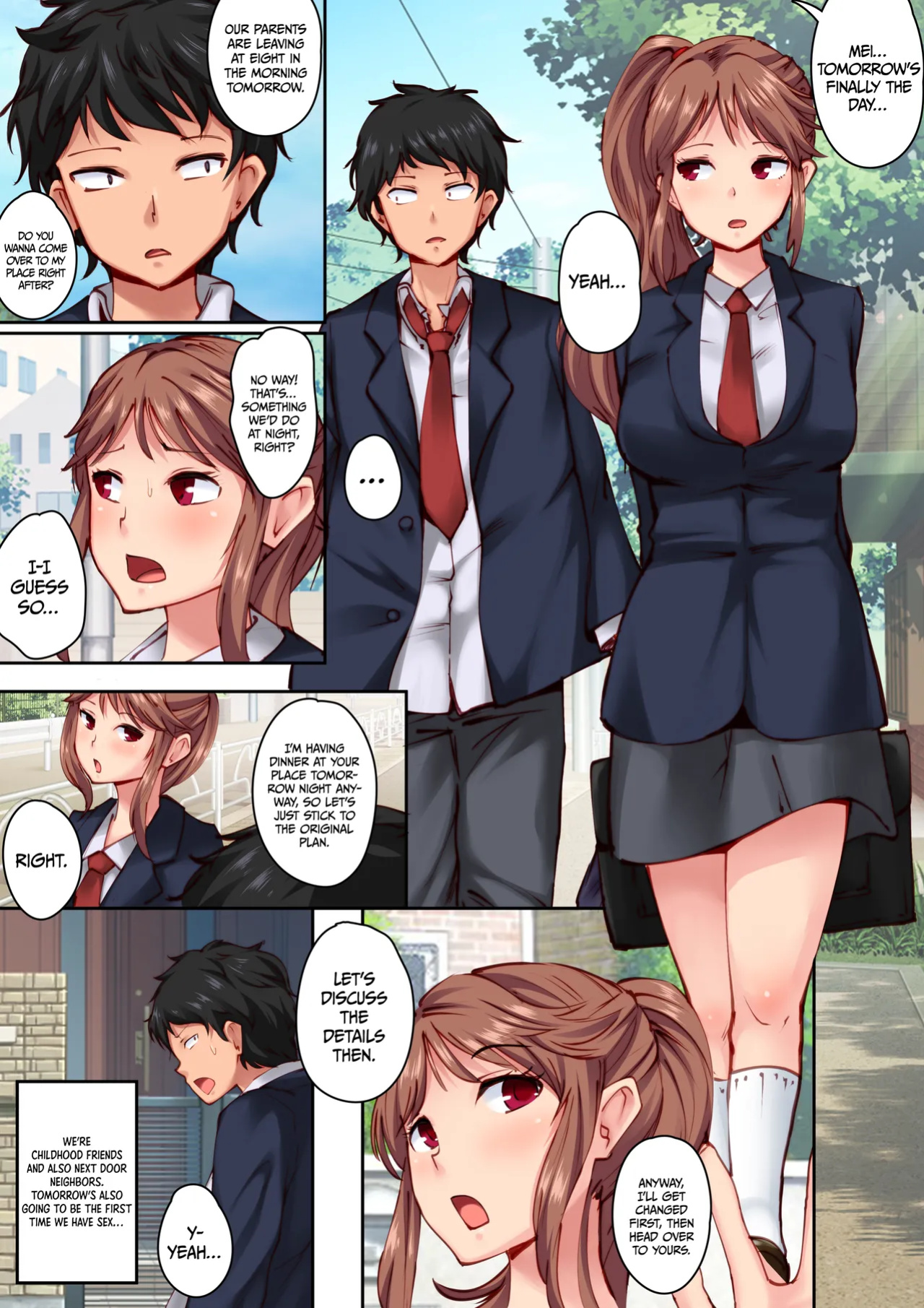 [Crimson CROWN (Matsuda Val)] Osananajimi ga Konnani Kimochi ii Nante | Home Alone Romp with my Childhood Friend