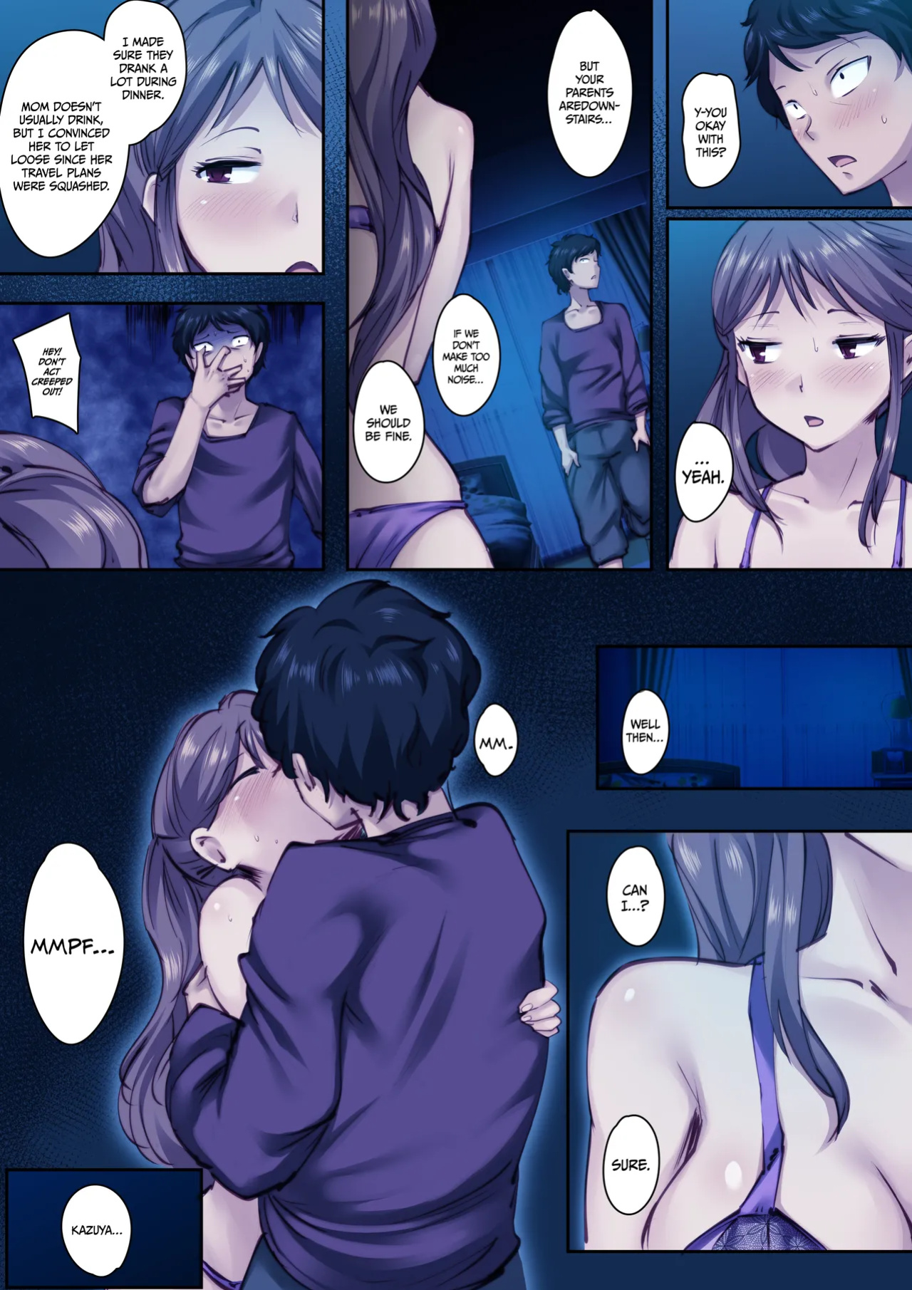 [Crimson CROWN (Matsuda Val)] Osananajimi ga Konnani Kimochi ii Nante | Home Alone Romp with my Childhood Friend