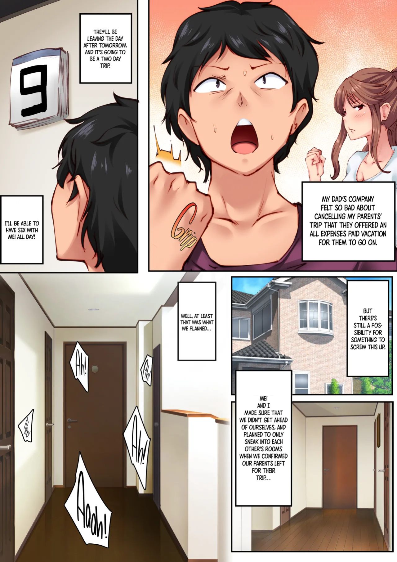 [Crimson CROWN (Matsuda Val)] Osananajimi ga Konnani Kimochi ii Nante | Home Alone Romp with my Childhood Friend
