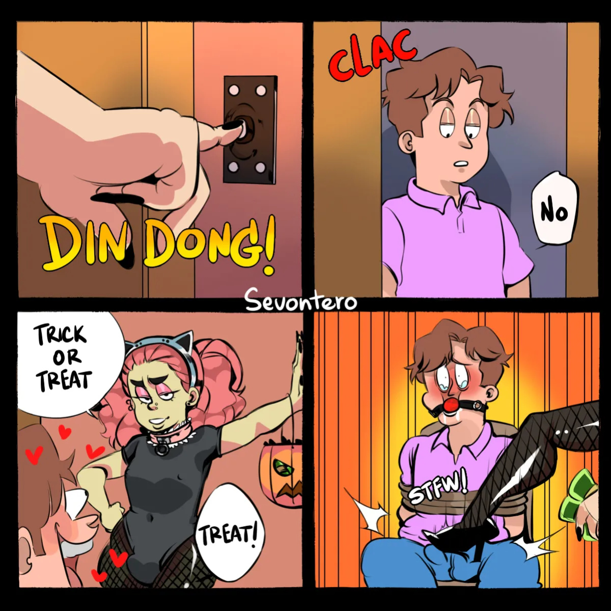 [Sevonteroo] Freaky Stories (Mini-Comics)