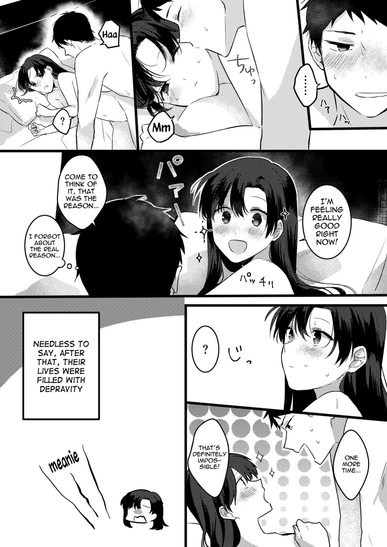 [Seijin] Kanojo ni Gomu Shinakuteiiyo to Iwareta | She told me it's okay not to use a condom [meganekun_tl]