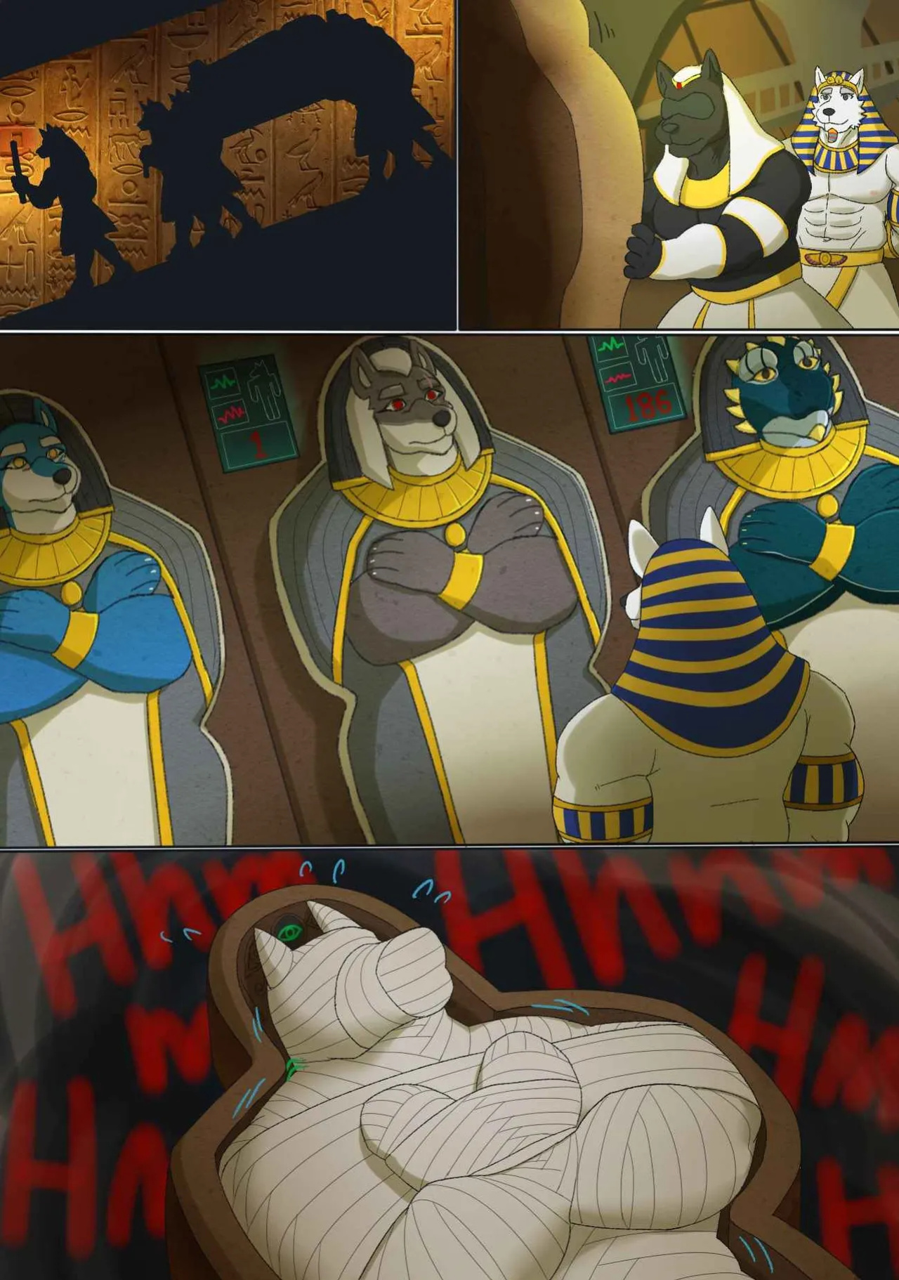 R.ryuu mummy comics