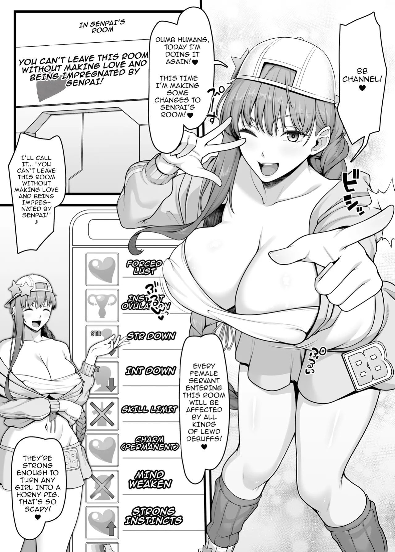[Banana Koubou (Ao Banana)] BB-chan to Icha Love Sex de Jusei Shinaito Derarenai Heya | Room Where We Can't Get Out Until I Impregnate BB-chan (Fate/Grand Order) (Maosimp)