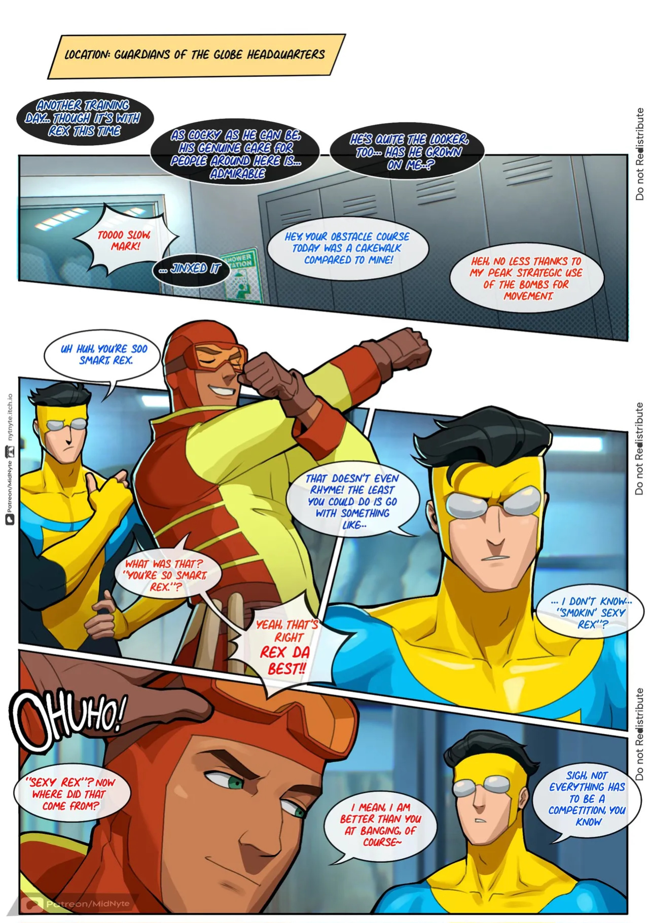 MIDNYTE INVINCIBLE COMIC | REX SPLODE×MARK