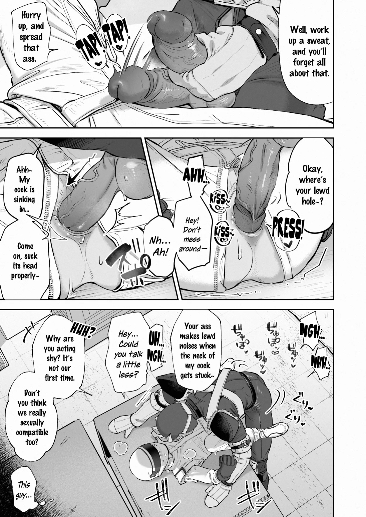 [hatonasi] White Full-Face Helmet Consensual Sex Manga [Rinruririn]