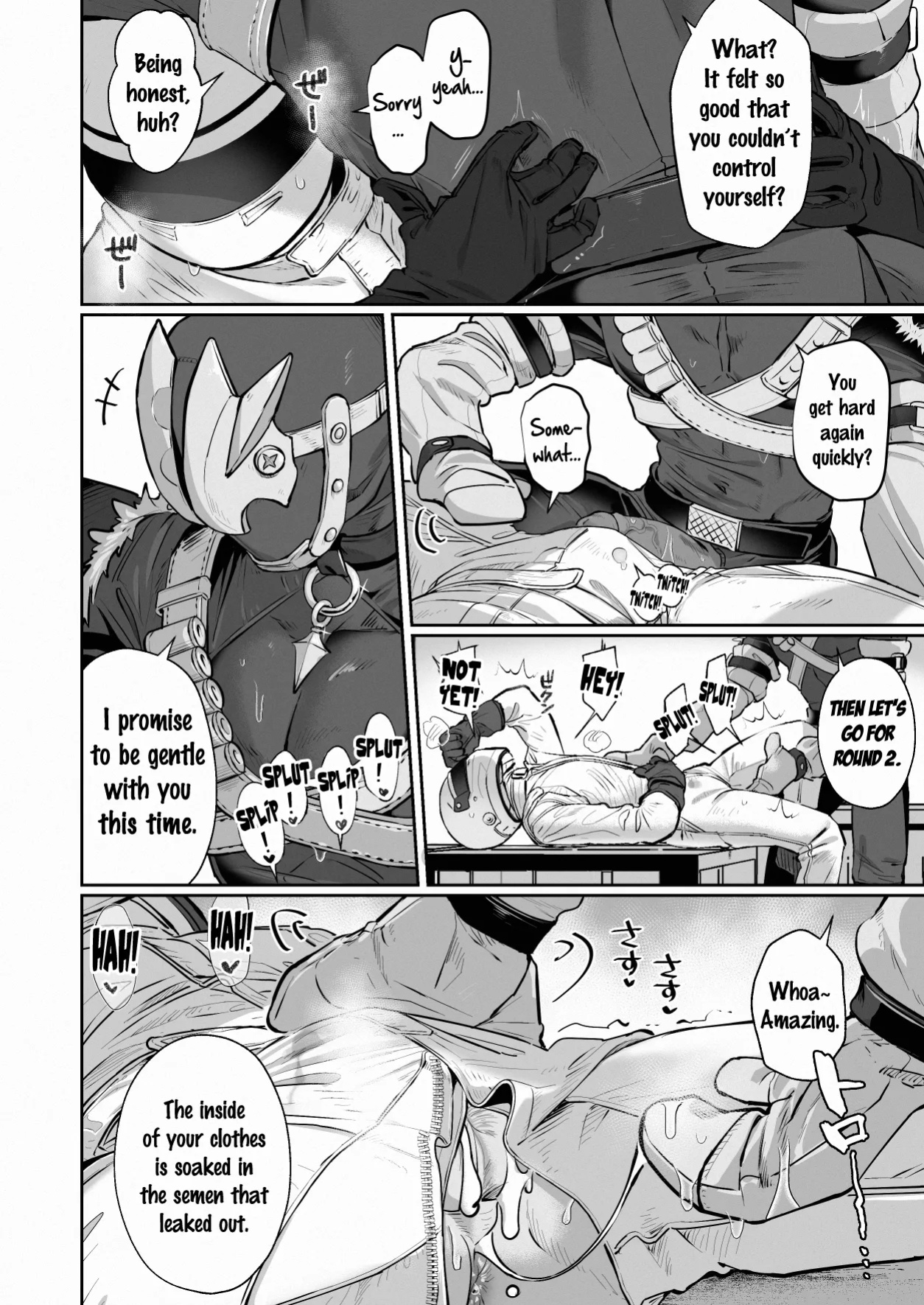 [hatonasi] White Full-Face Helmet Consensual Sex Manga [Rinruririn]