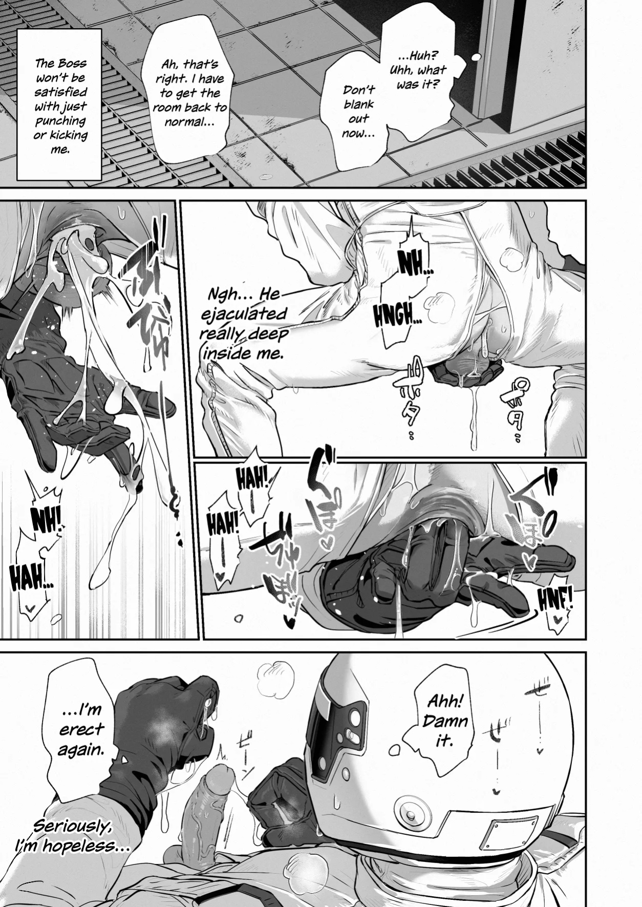 [hatonasi] White Full-Face Helmet Consensual Sex Manga [Rinruririn]