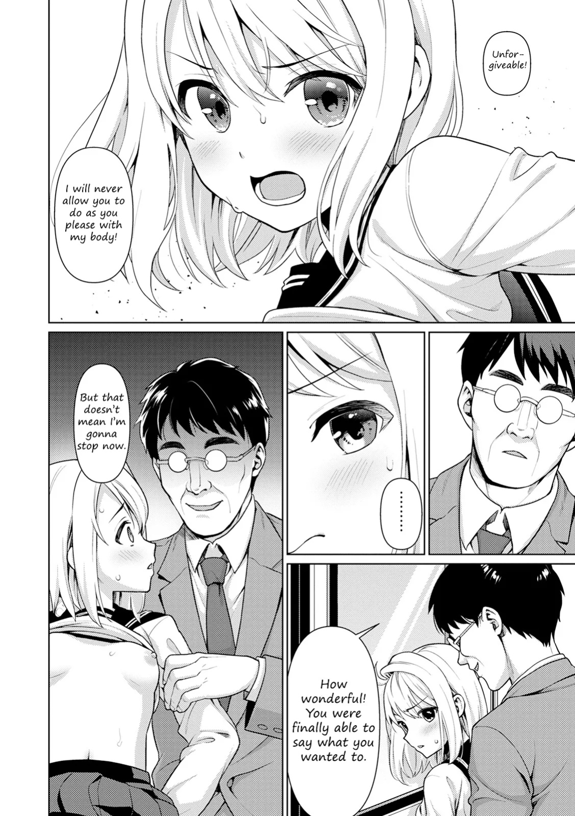 [F Taku (Anma)] Mukuchi Shoujo no Chikan Higai - ALL CHAPTERS