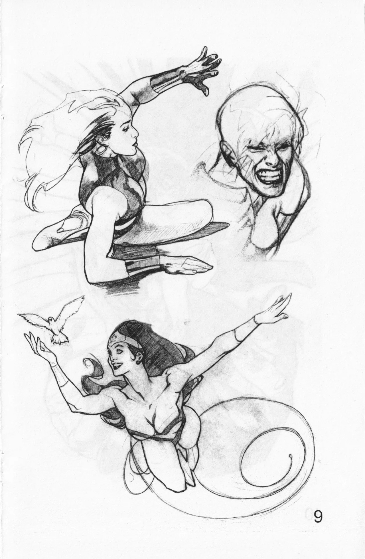 [Adam Hughes] Drawings, Doodles & Sketches