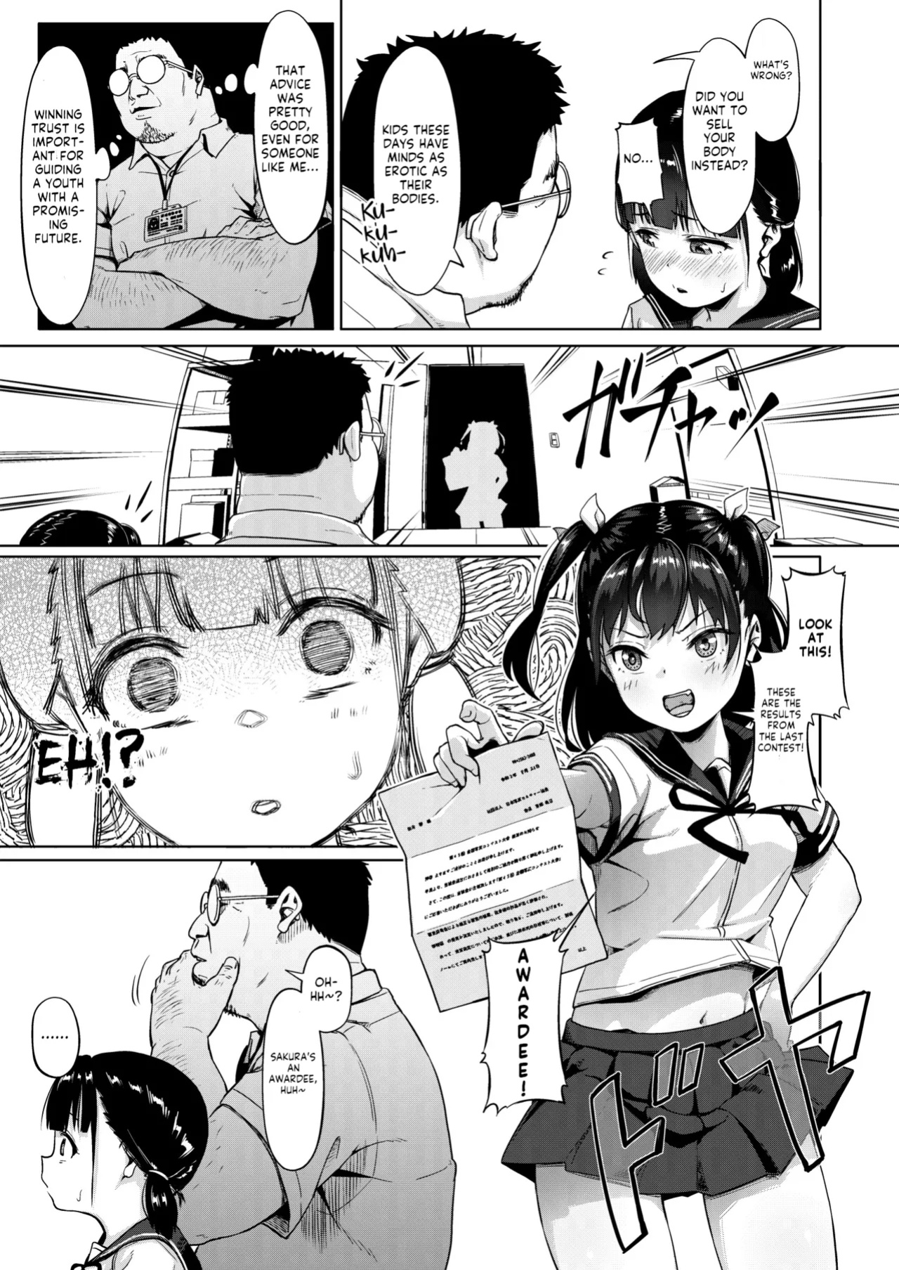 [Circle Mizusane (Mizusane)] Joshi Shashin-bu to Oji-san Shidouin | Girls' Photography Club and the Uncle Instructor