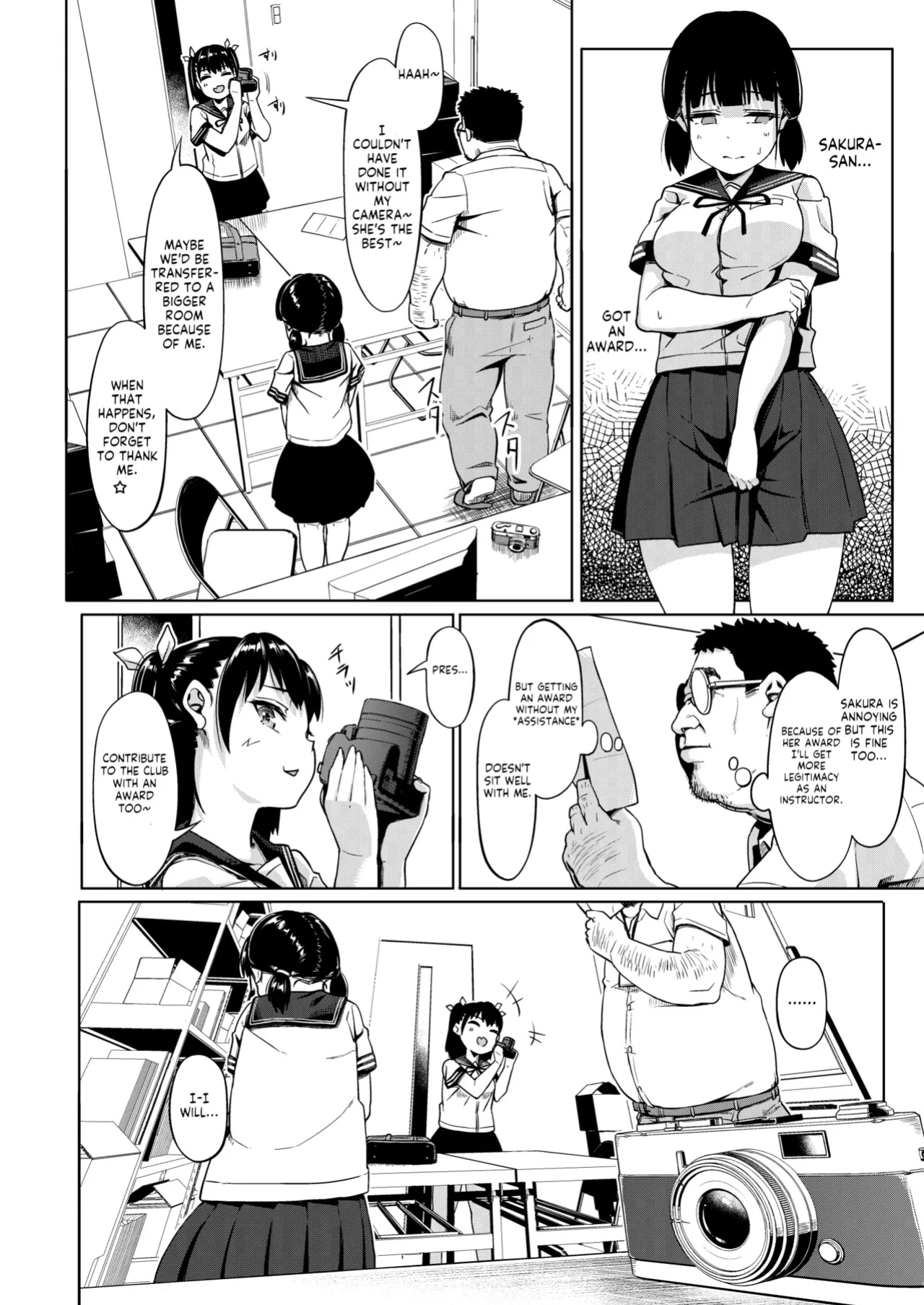 [Circle Mizusane (Mizusane)] Joshi Shashin-bu to Oji-san Shidouin | Girls' Photography Club and the Uncle Instructor