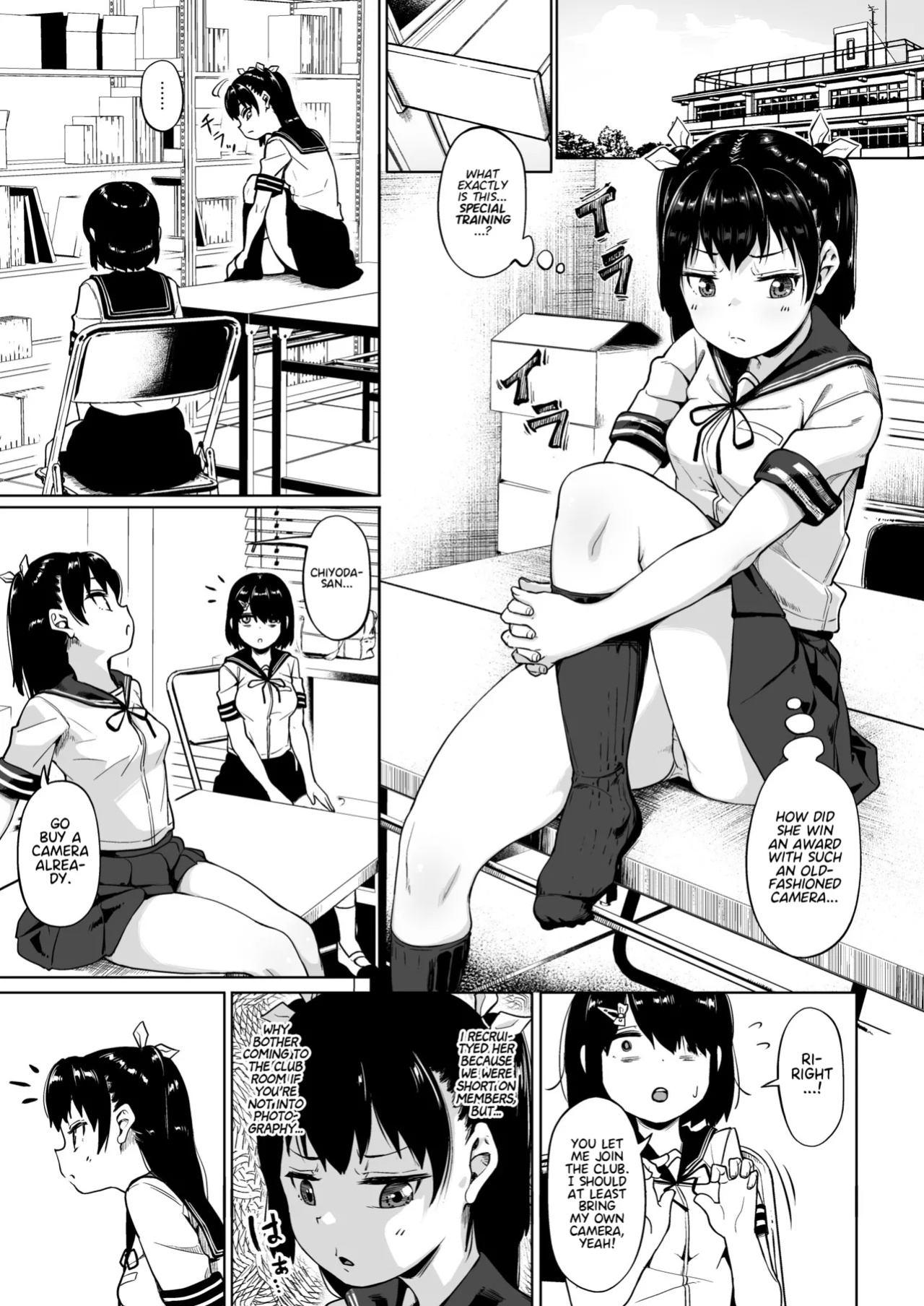 [Circle Mizusane (Mizusane)] Joshi Shashin-bu to Oji-san Shidouin | Girls' Photography Club and the Uncle Instructor