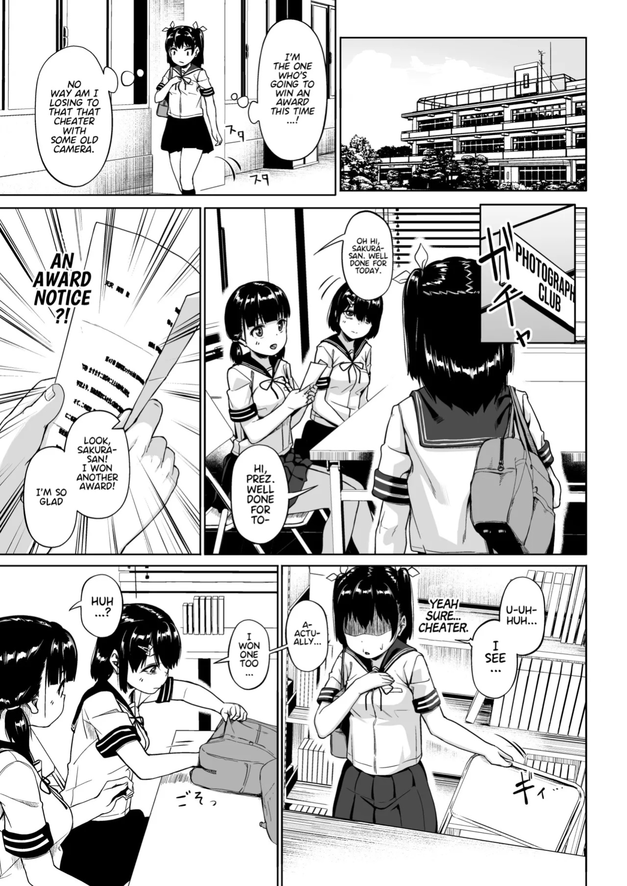[Circle Mizusane (Mizusane)] Joshi Shashin-bu to Oji-san Shidouin | Girls' Photography Club and the Uncle Instructor