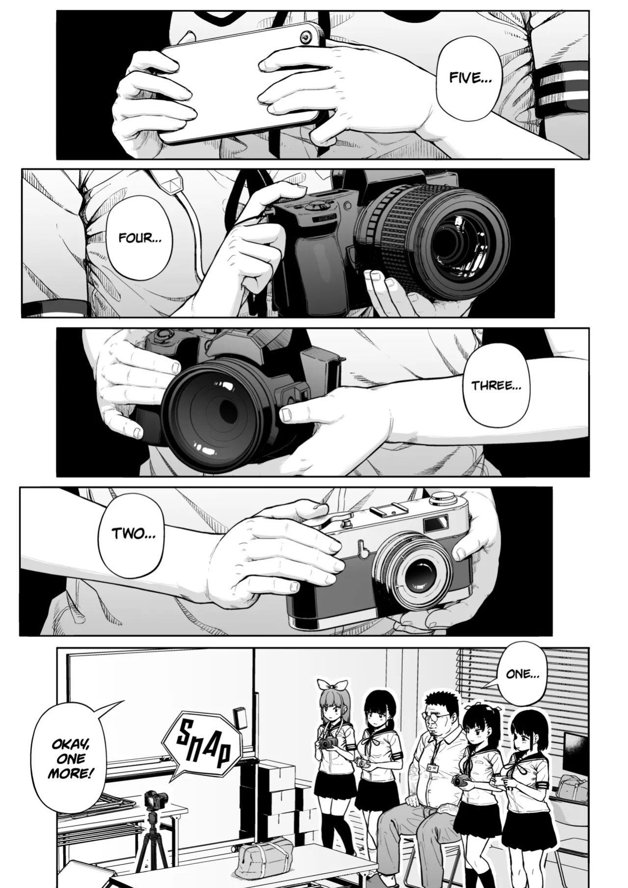[Circle Mizusane (Mizusane)] Joshi Shashin-bu to Oji-san Shidouin | Girls' Photography Club and the Uncle Instructor