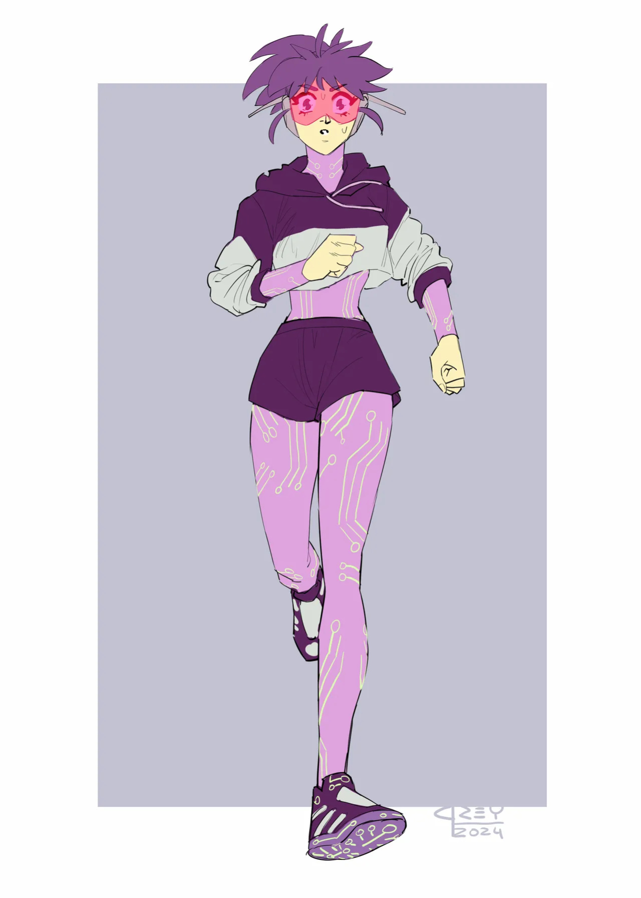 Spinny and Mecha Maid Hit the Gym (Spinnerette)
