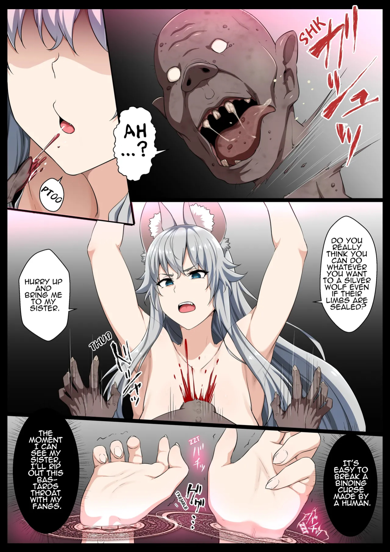 [Semakute Kurai (Kyouan)] Ochiru Ginrou ~Saiteikyuu Goblin no Nikubenki~ [ENGLISH]
