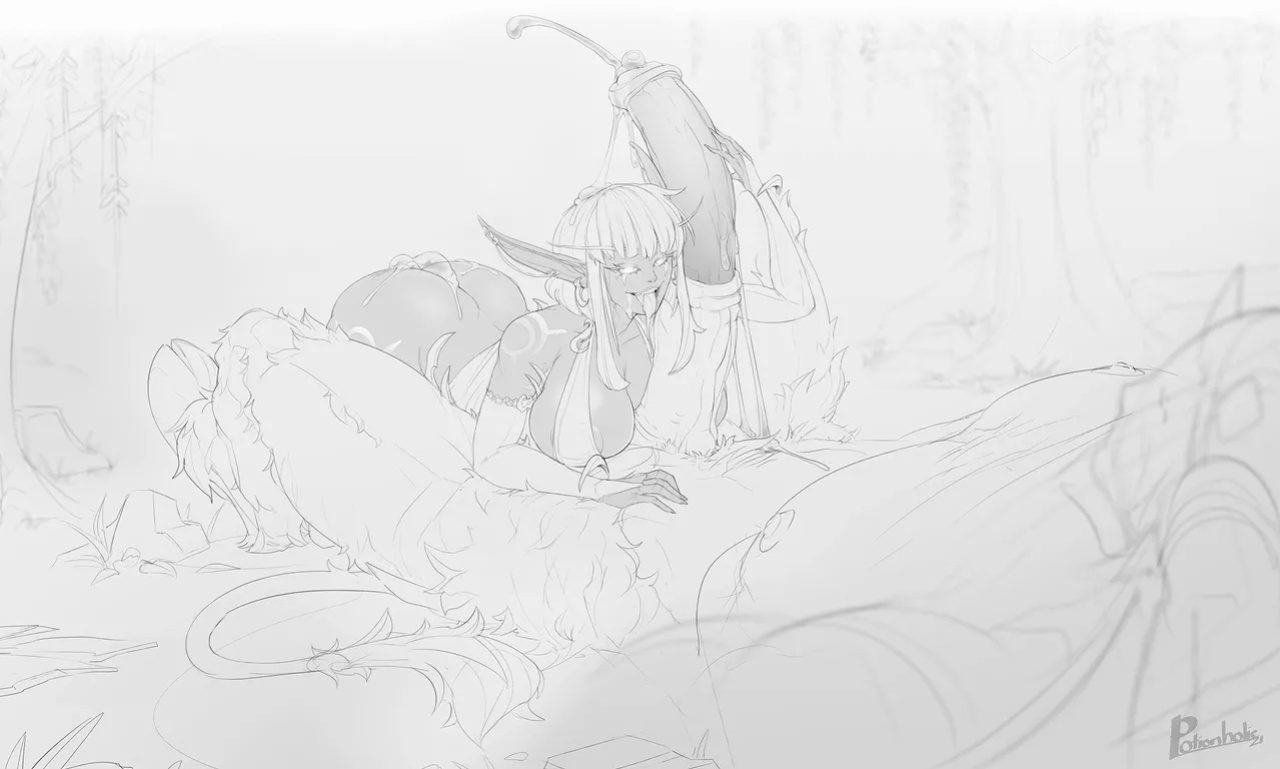 [Potionaholic] Amelette x Satyr (World of Warcraft)
