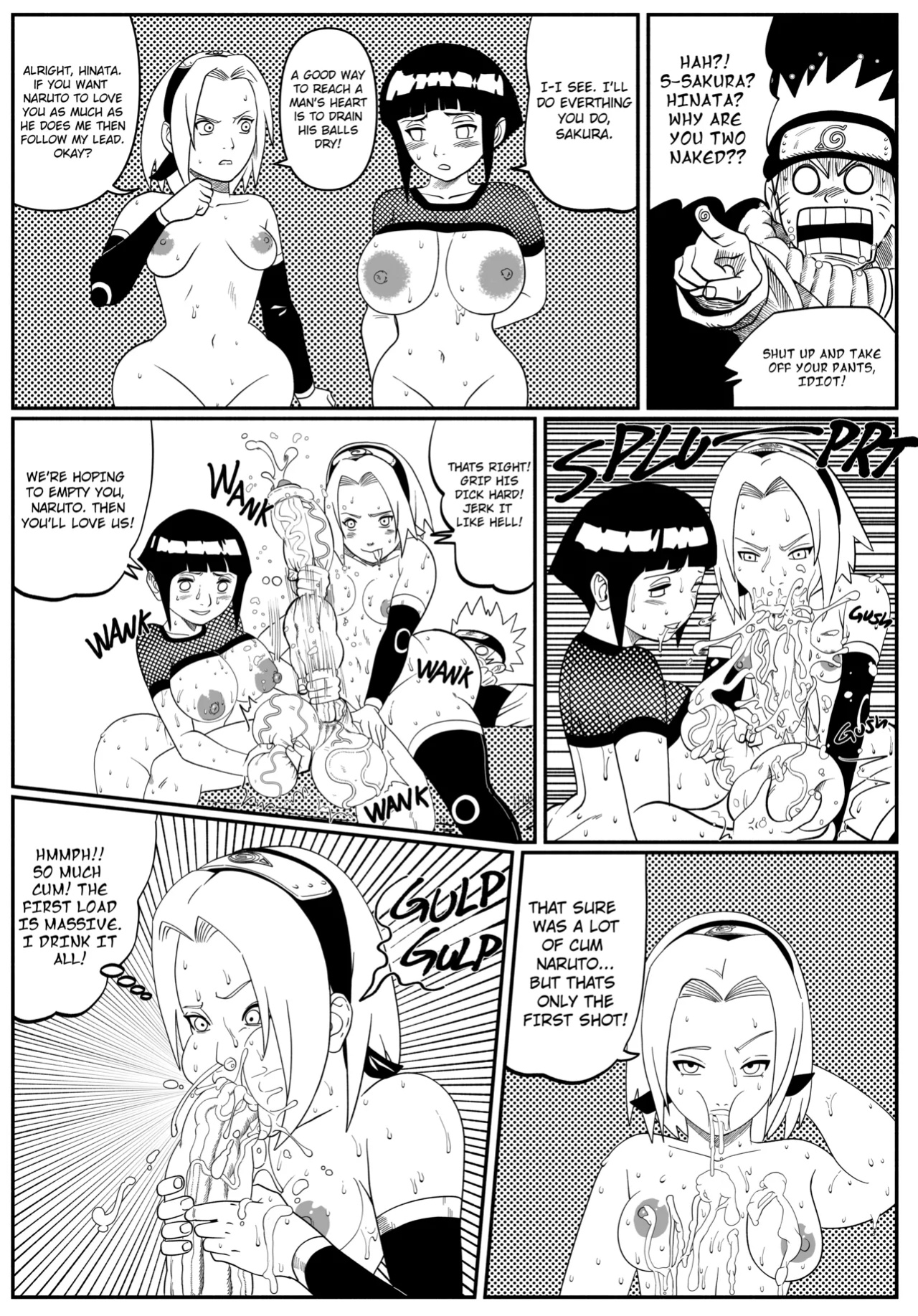 Sakura And Hinata Vs Naruto [Doompypomp]