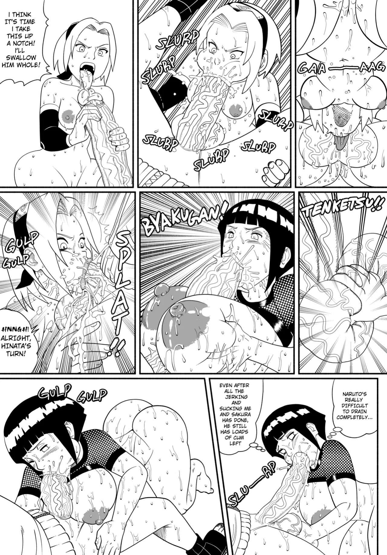 Sakura And Hinata Vs Naruto [Doompypomp]