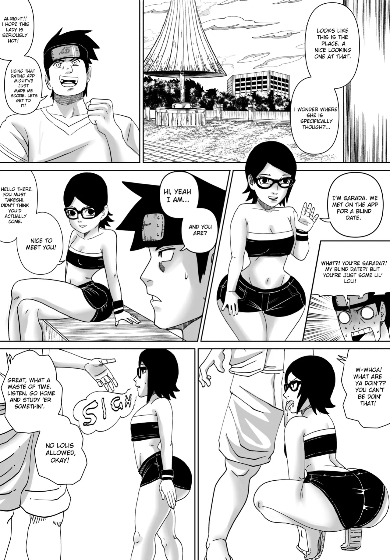 Sarada's Blind Date [Doompypomp]