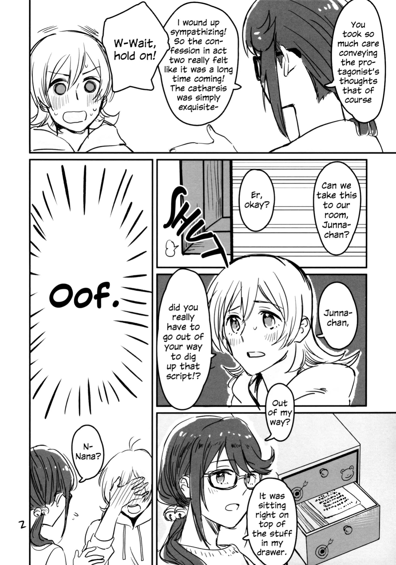 (Girls Love Festival 25) [1193 (itwo)] Kokuhaku wa "Title Mitei" | Untitled Confession (Shoujo Kageki Revue Starlight)