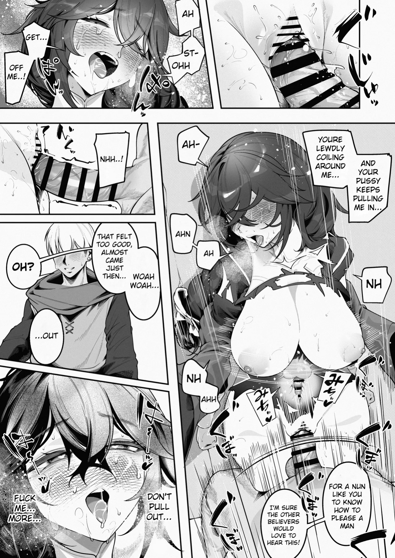 [Semino Hazuki] Nuns Defeated By Bandits - Skeb Request