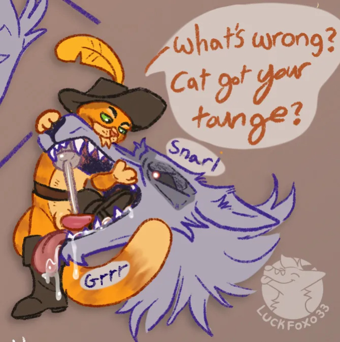 [Luckfoxo33]Puss Fucks Death in the Ass