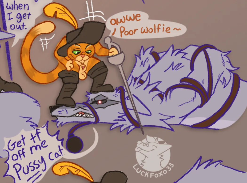 [Luckfoxo33]Puss Fucks Death in the Ass